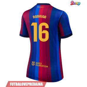 Lacne Ženy Futbalové dres Barcelona Rodri Hernandez #16 2026-27 Krátky Rukáv - Domáci
